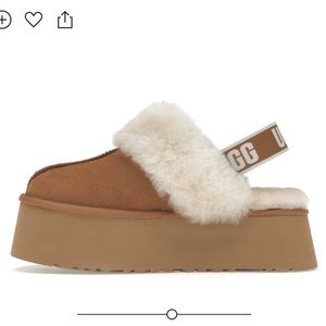 UGG Funkette Platform Chestnut Slipper